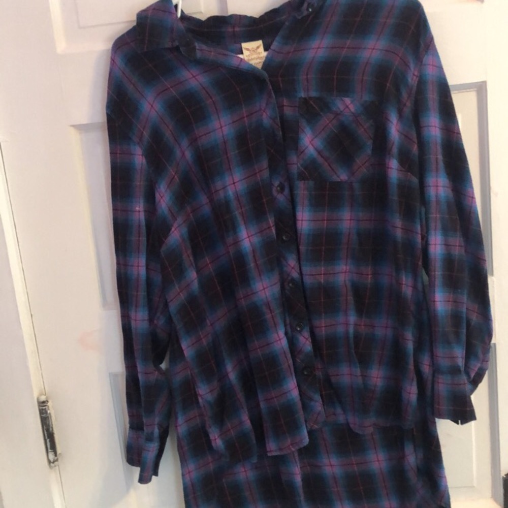 Faded glory plaid shirt
